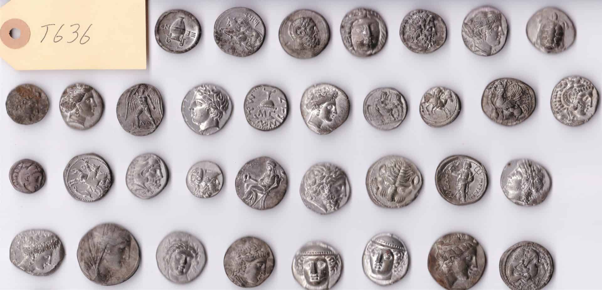 Cabinets 9a Ancient Greek coins obverse CC Drawer 3 pagelast s1