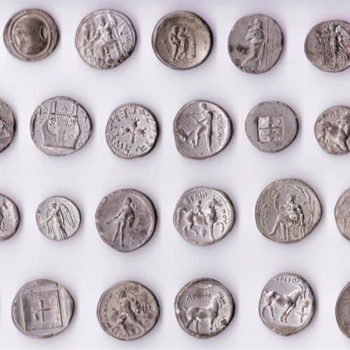 Cabinets 9b Ancient Greek coins reverse CC Drawer 3 pagelast s2
