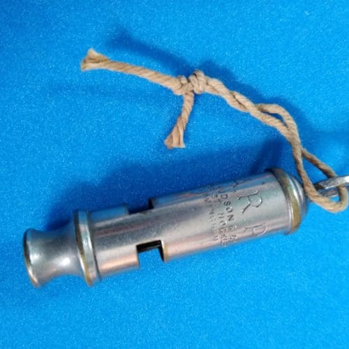 WW2 2 ARP whistle