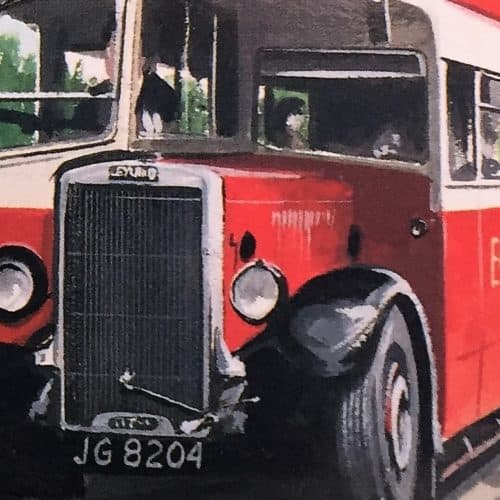 WW2 East Kent bus close-up 2