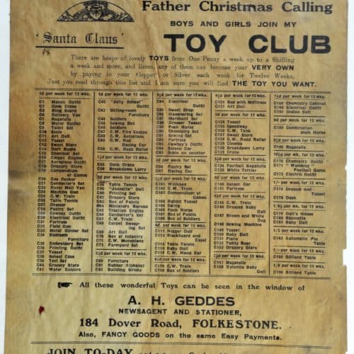 Cabinets of Curiosity 18b Santa Claus' Toy Club poster