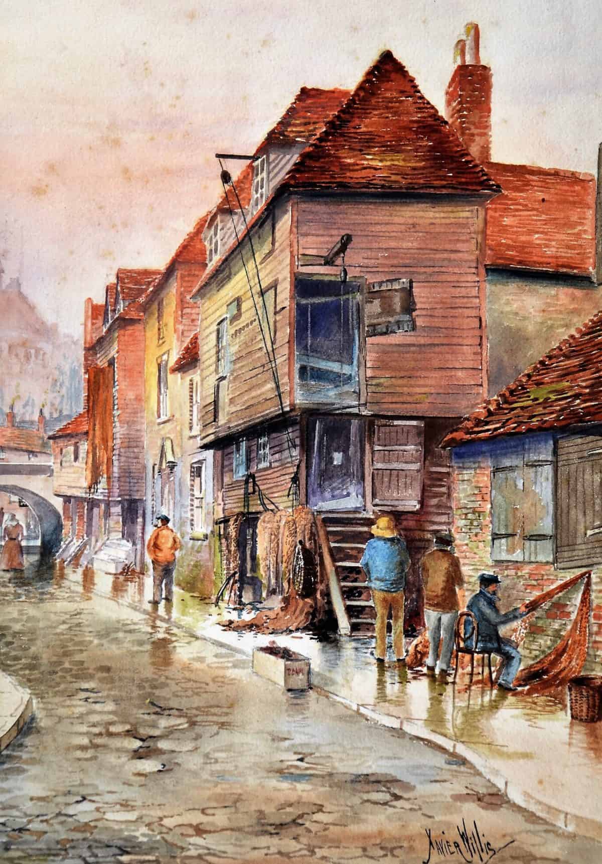 Maritime 4 Box Art 2 F3819 (2) Old Town Folkestone. Artist Xavier Willis