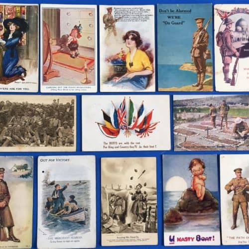 WW1 17 postcards front