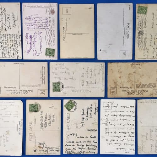 WW1 17 postcards reverse
