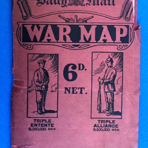 WW1 3 Daily Mail war map front cover