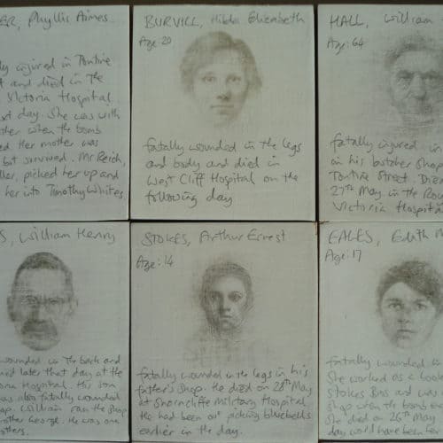 WW1 5 Roy Eastland's drawings and pen portraits of the victims