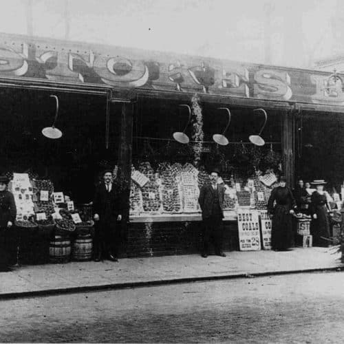 WW1 5 Stokes Greengrocers before the air raid