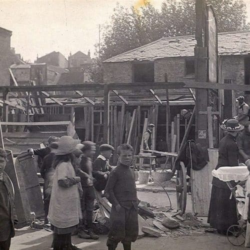 WW1 5 Tontine Street after the air raid