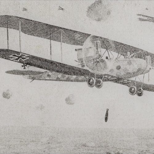 WW1 Resources Gotha bomber article from The War Illustrated cropped