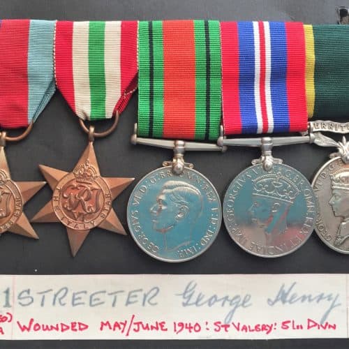 WW2 10 George Henry Streeter medals