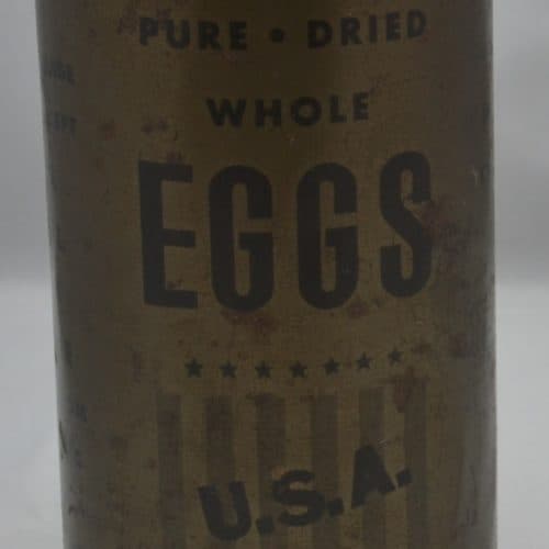 WW2 18 F3793 Tins of dired egg USA