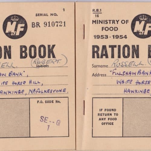 WW2 18 F5812.1-2 Two Ration Books