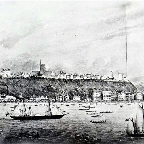 Seaside Holidays Resources Panorama - Folkestone Regatta before 1869 H1 F6118 (2) - Copy