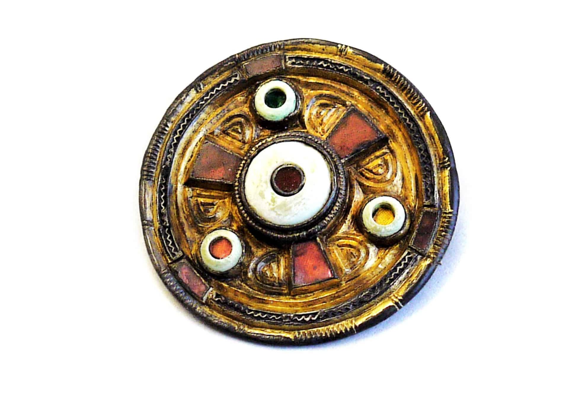 Anglo Saxon 4 disk brooch