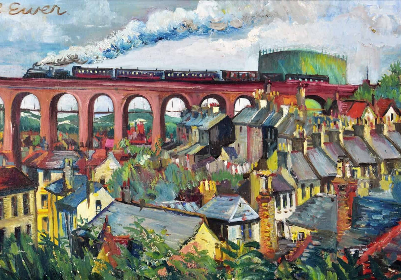 F5962 Viaduct Folkestone. Artist P Ewer (2)