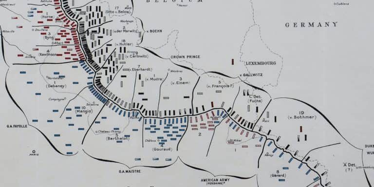 WW1 4 Art Store H2 F3909 Map of the Western front, signed by Field MArshal Douglas Haig 1974. (2)