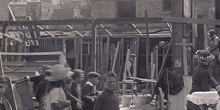 WW1 5 Tontine Street after the air raid